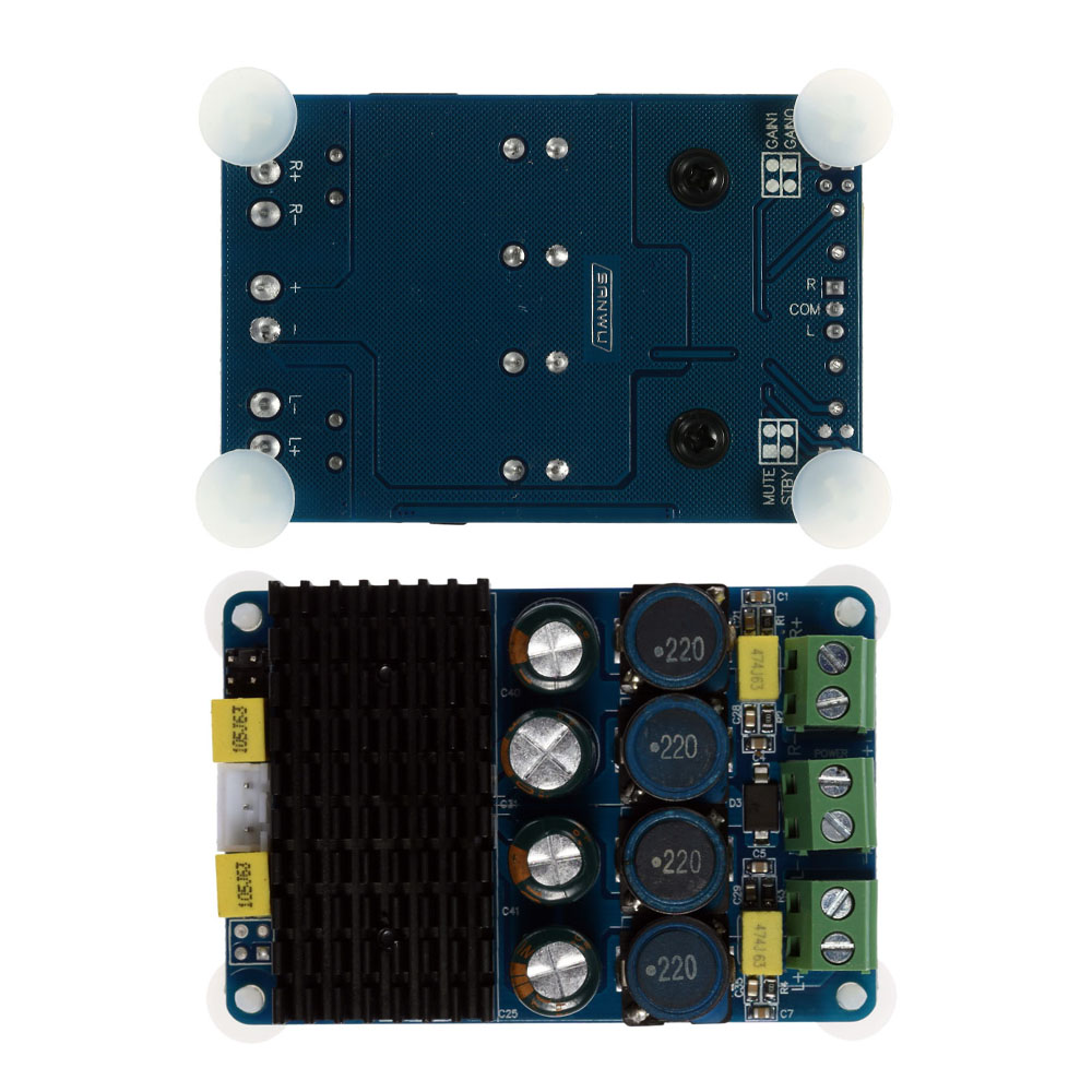 Quality Sound Power Amplifier Board Dual Channel Digital Audio Stereo Power Amplifier 2x100W DC 8 32V Amplifier for Home Audio