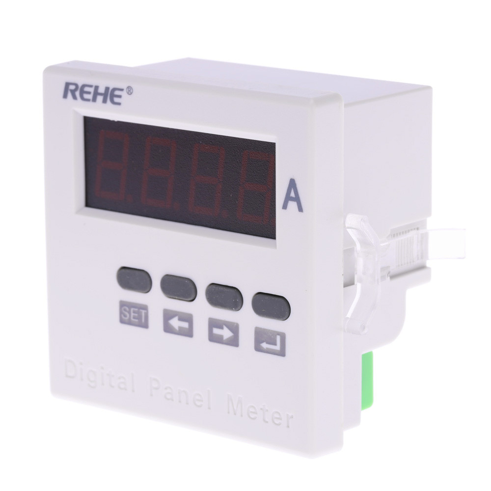 Digital Ammeter Single Phase AC Current Panel Meter digital ampermeter Current Ratio Programmable AC DC80V 270V amperimetro