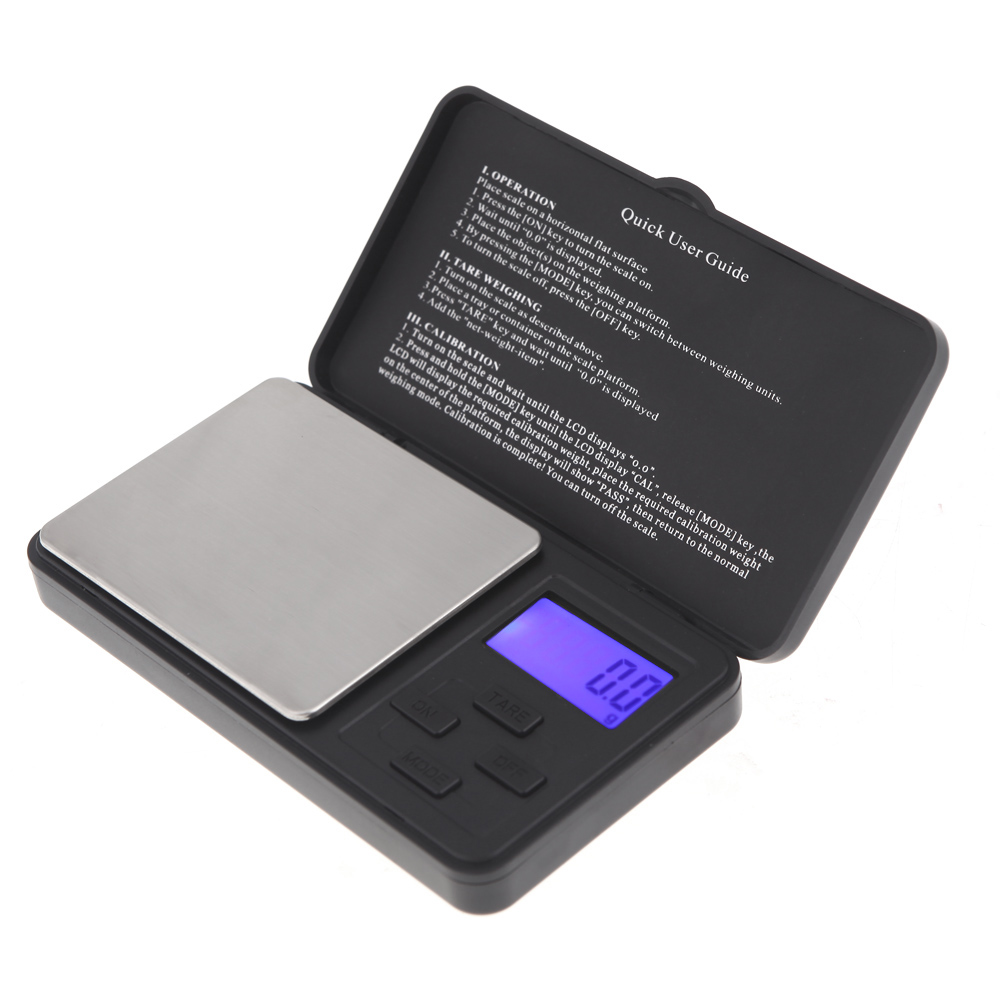 1000g 0.1g Weighing weights balance Digital Scale Jewelry Gold Diamond scale Electronic scale mini balance LCD Display Backlight