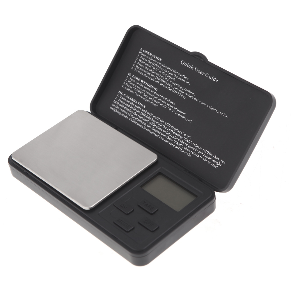 1000g 0.1g Weighing weights balance Digital Scale Jewelry Gold Diamond scale Electronic scale mini balance LCD Display Backlight