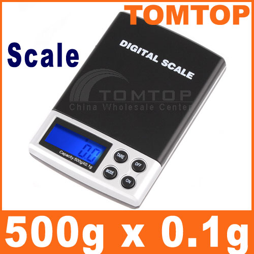 Mini Digital Scale Portable LCD Electronic Scales Digital Pocket Weighting Scale 500g x 0.1g