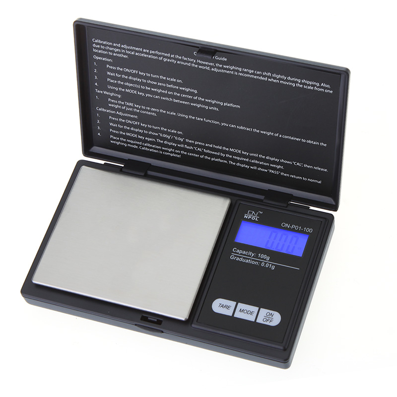 100g x 0.01g Mini joyeria balance Digital Scale electronic Weighing weights Scales libra jewelry bascula balanza digital