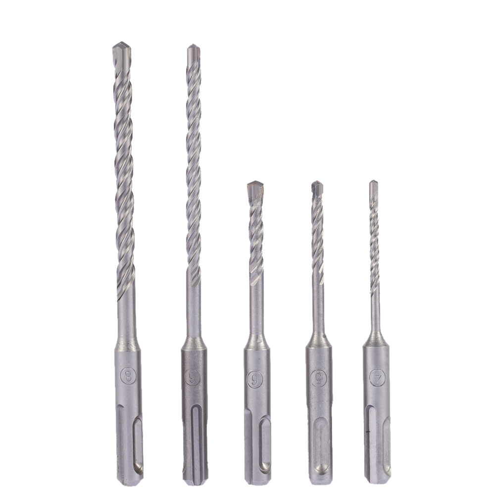 5pcs Hammer Drill Bit tools ferramentas SDS Shank Electric Set SDS PLUS Rotary Hammer Impact Drill Bit Concrete Masonry Drill