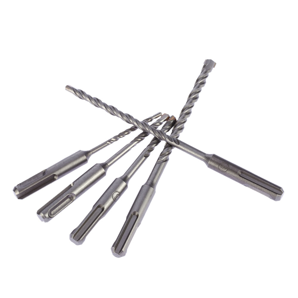5pcs Hammer Drill Bit tools ferramentas SDS Shank Electric Set SDS PLUS Rotary Hammer Impact Drill Bit Concrete Masonry Drill