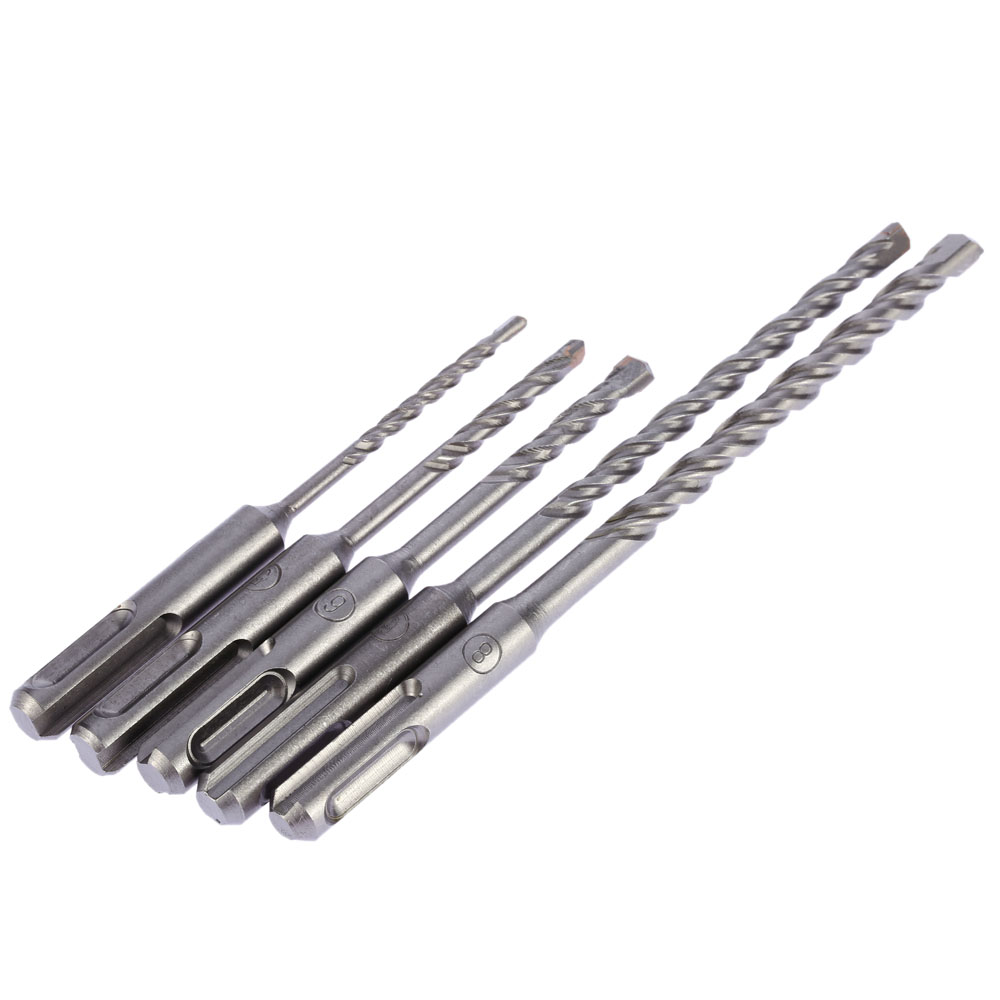 5pcs Hammer Drill Bit tools ferramentas SDS Shank Electric Set SDS PLUS Rotary Hammer Impact Drill Bit Concrete Masonry Drill