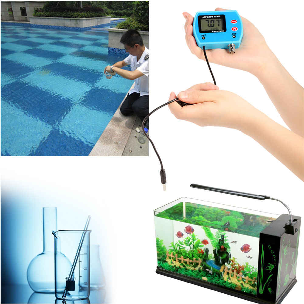 Digital pH Meter 3 in 1 Water Quality Tester Multi parameter Drink Water Quality Analyser Online pH ORP TEMP Meter Acidometer