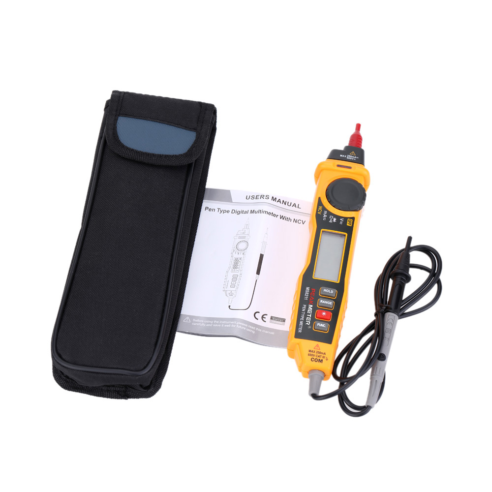 polimetro Digital automotive Multimeter multimetro probe tester analogico NCV Non Contact Voltage Current Continuity Measurement