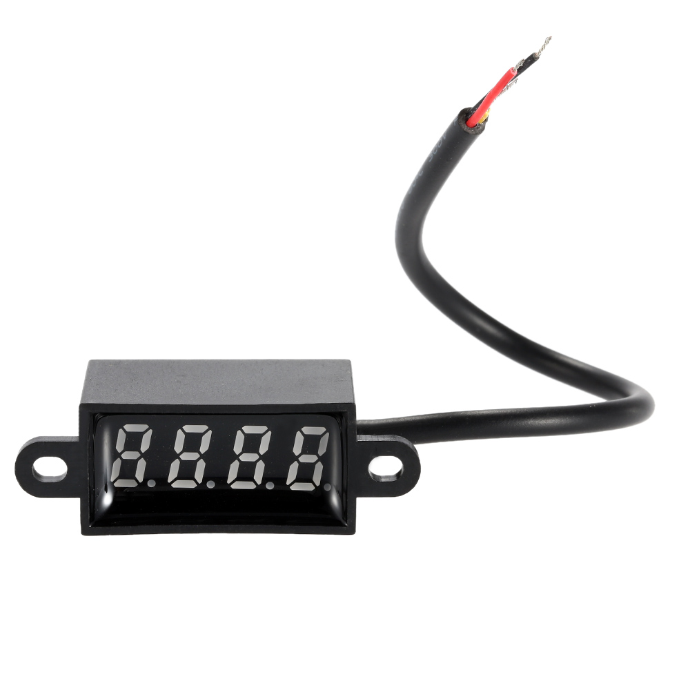 LED Screen Voltage Tester Mini Water proof Voltmeter Ammeter High accuracy 3 wire 4 digit 0 33.00V Voltage Meter Diagnostic tool