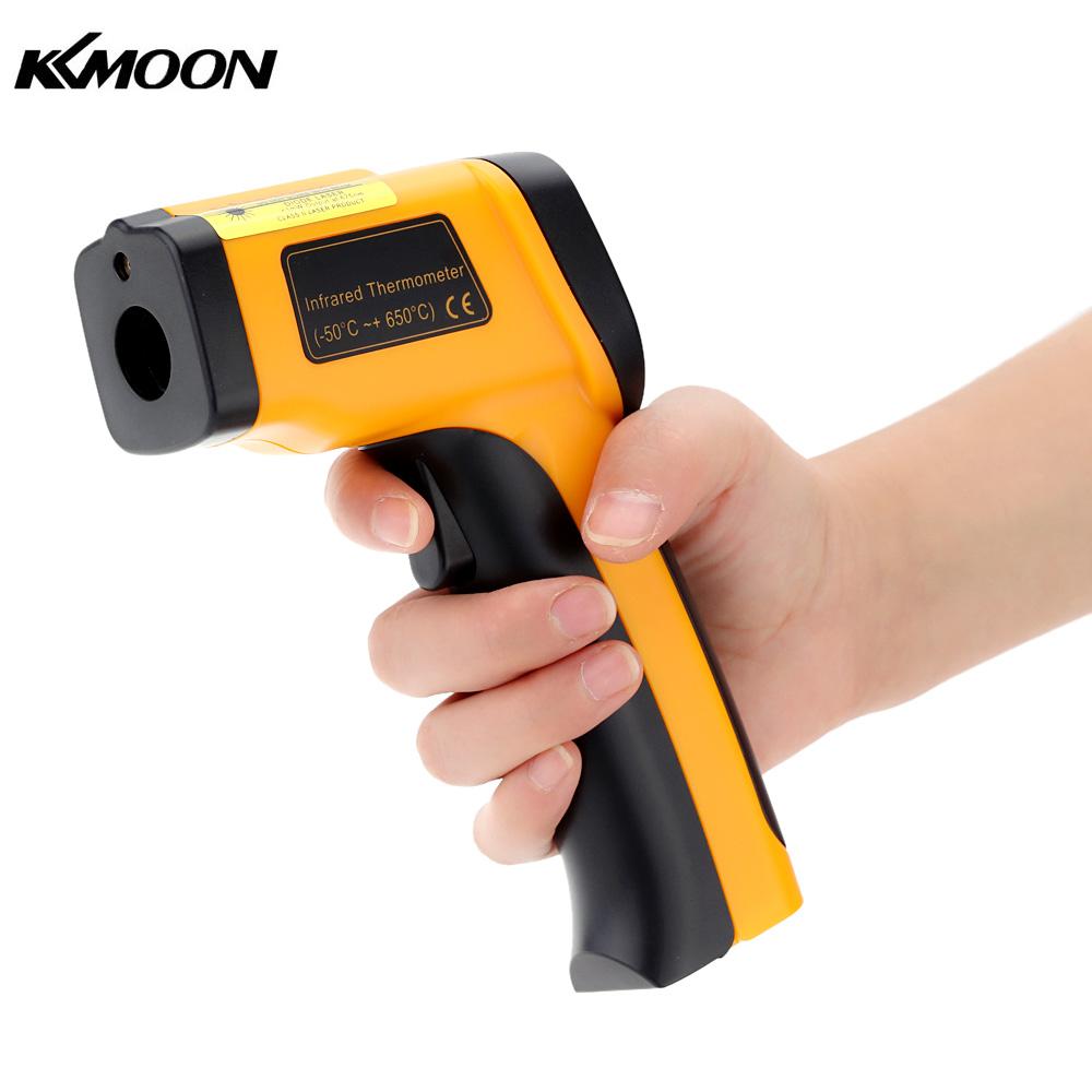 High Precision Non contact IR Digital Infrared Thermometer Temperature Tester Pyrometer Range 55C~450C( 58~842F)