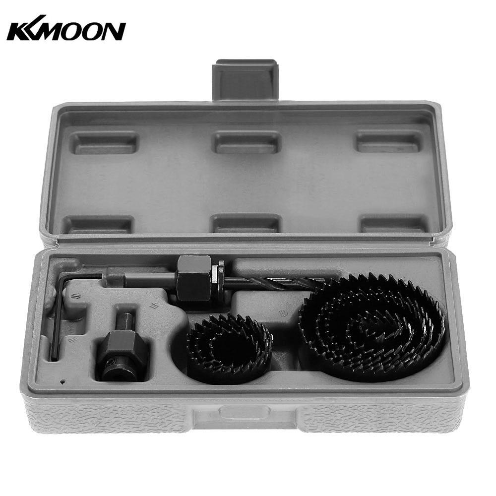 11pcs Hole Saw Cutting Set Kit Drilling Tool Wood Metal Cutter 19 64mm high quality Mandrels Saws Core Drill Bits Woodworking