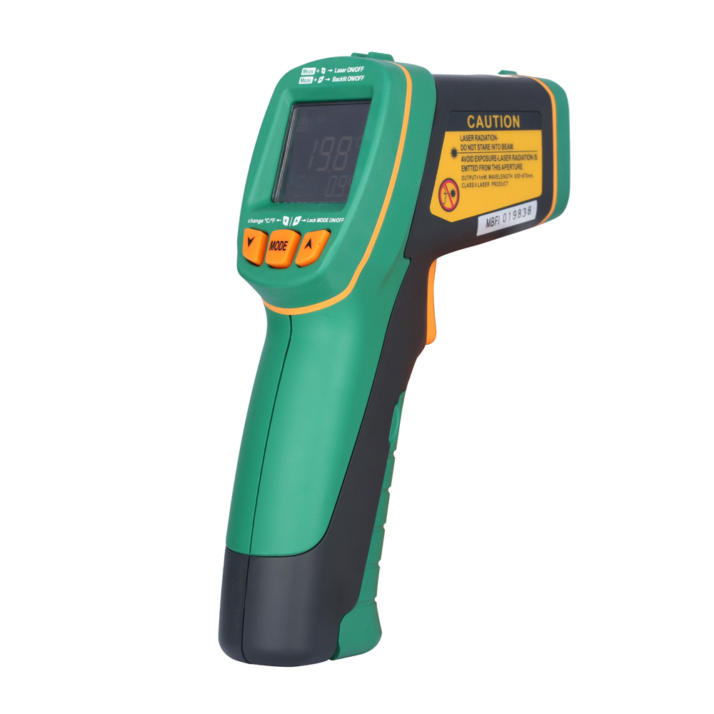 Handheld Non Contact Laser Temperature Tester Digital IR Infrared Thermometer LCD Color Display Pyrometer Diagnostic tool 40~800