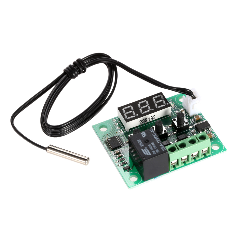  50 110 Degrees W1209 DC 12V Temperature Controller Digital Mini Thermostat Temperature Controller Control Switch Sensor Module