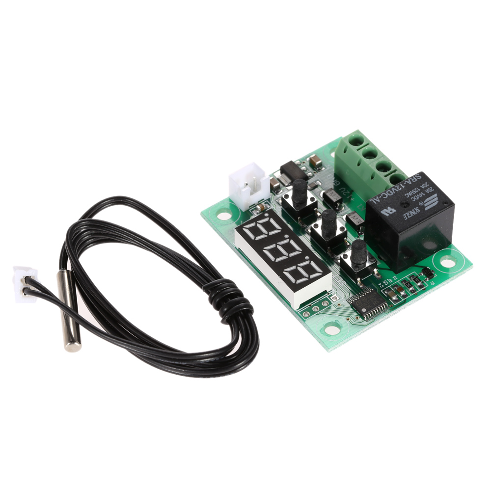  50 110 Degrees W1209 DC 12V Temperature Controller Digital Mini Thermostat Temperature Controller Control Switch Sensor Module