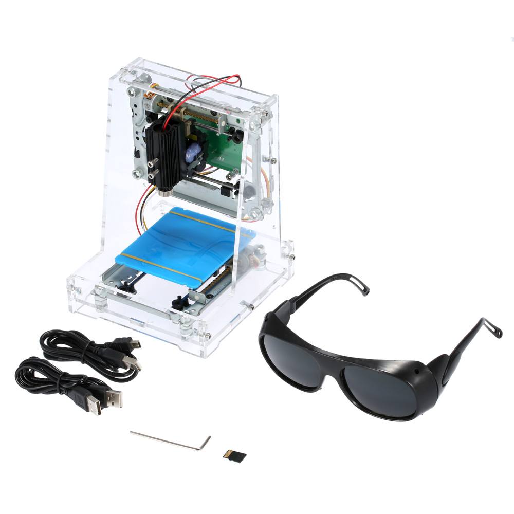 NEJE 250mW Mini Laser Engraver cnc router DIY laser cutter Carver USB High Speed laser engraving machine with Protective Glasses