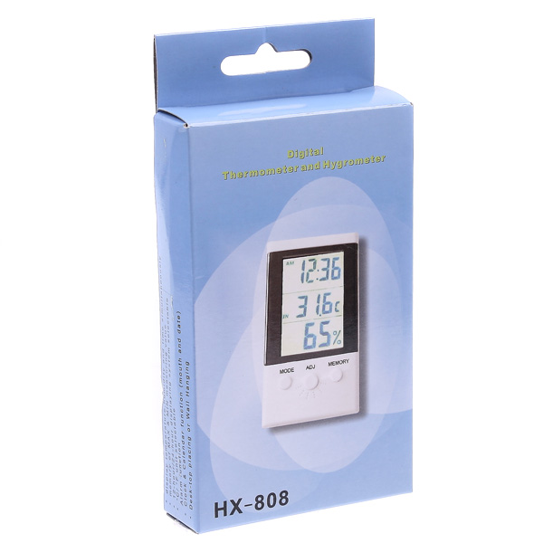 Multifunctional Digital Alarm Clock Thermometer Hygrometer Temperature Humidity sensor Meter Table Clock and Calendar Function