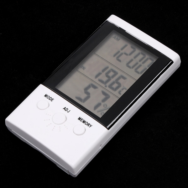 Multifunctional Digital Alarm Clock Thermometer Hygrometer Temperature Humidity sensor Meter Table Clock and Calendar Function
