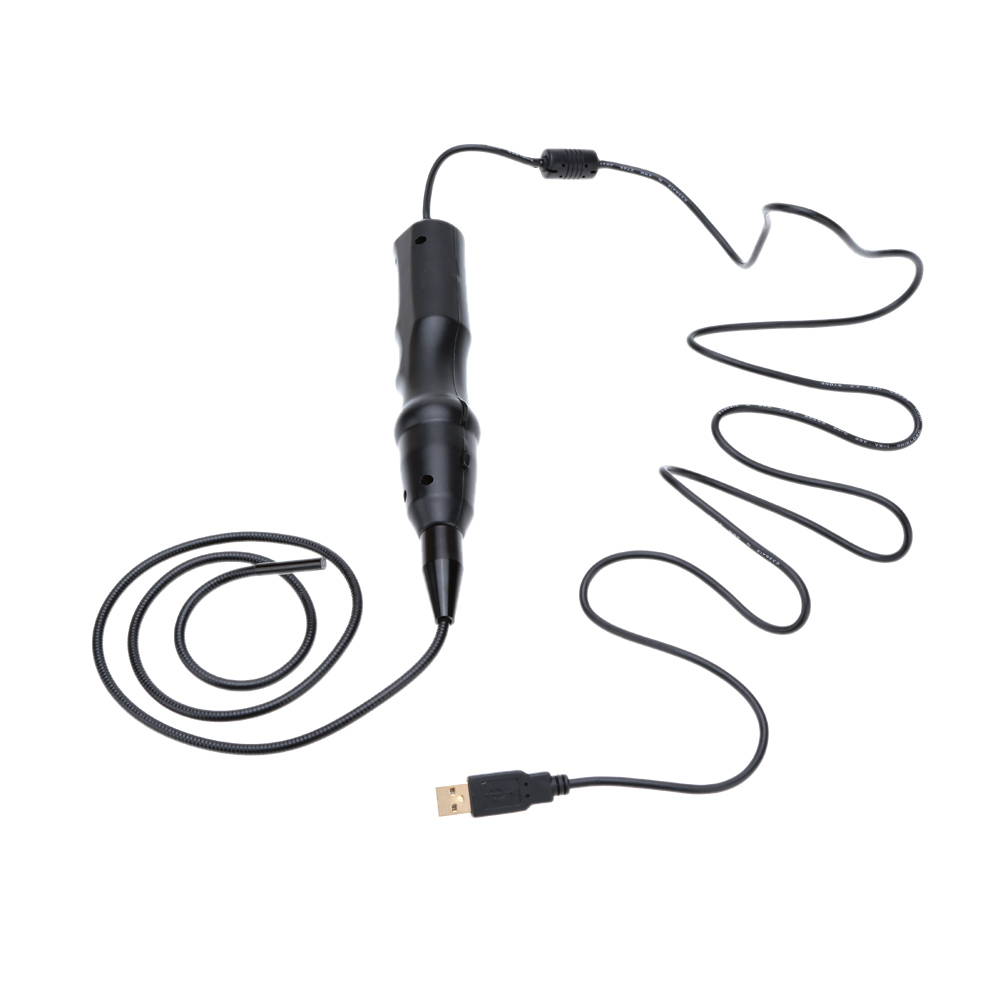 5.5mm Handheld USB Digital Microscopes Mini USB Endoscope Borescope Flexible Inspection Camera 1280x720p with 1.5M Cable 6 LEDs