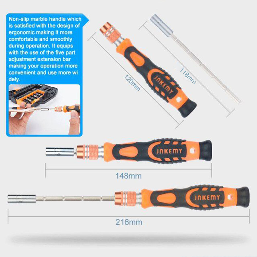 JAKEMY JM 8152 44 in 1 Professional Precise Screwdriver Set multi Repair Tool Kit Electronic Maintenance Tools mini tornavida