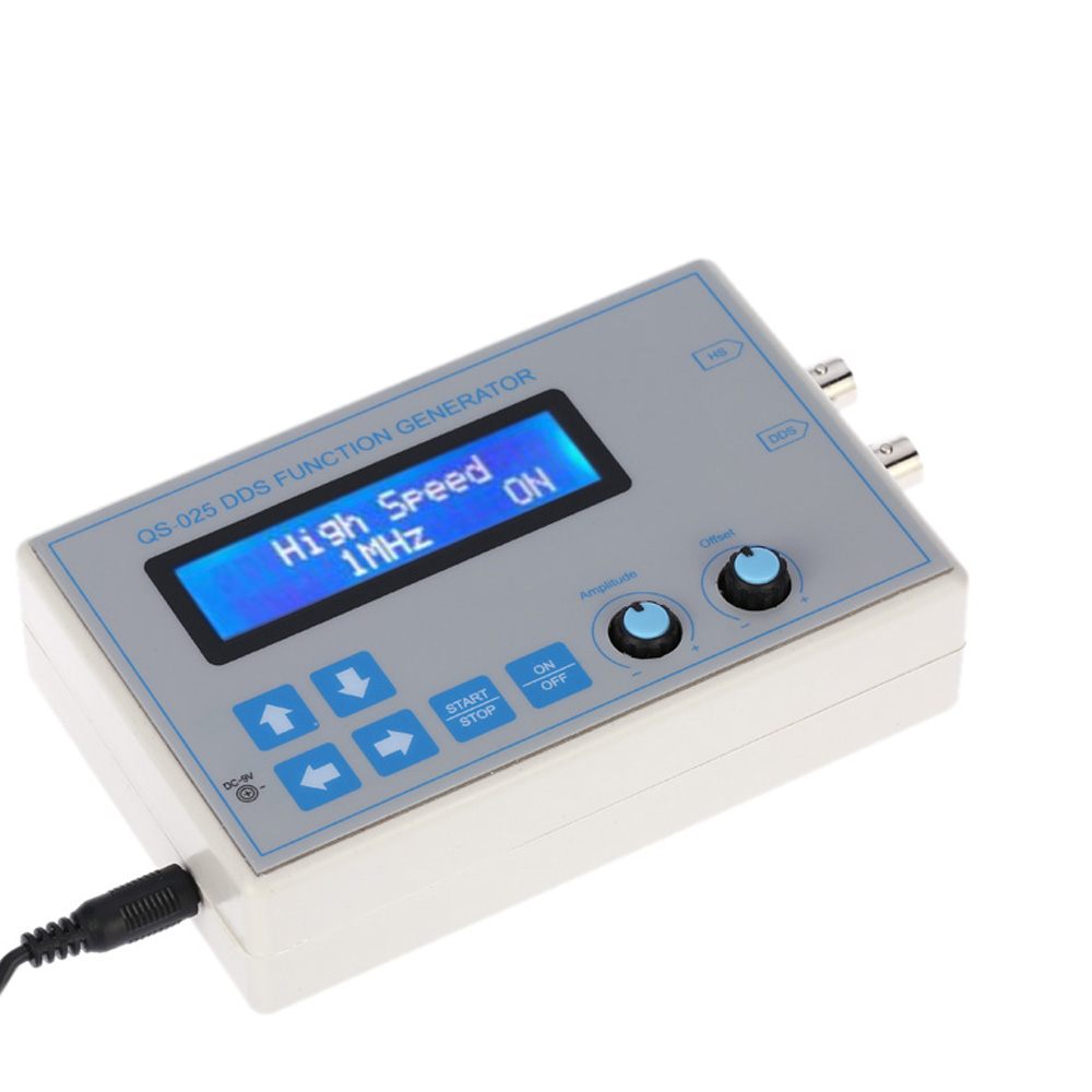 1Hz 65534Hz LCD DDS Signal Generator Square Sawtooth Triangle Sine Wave Function Frequency(HS) generator Output Max 8MHz