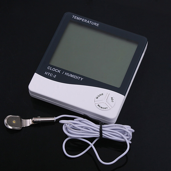Digital Thermometer hygrometer Temperature Humidity Meter Clock termometro digital thermometre weather station diagnostic tool