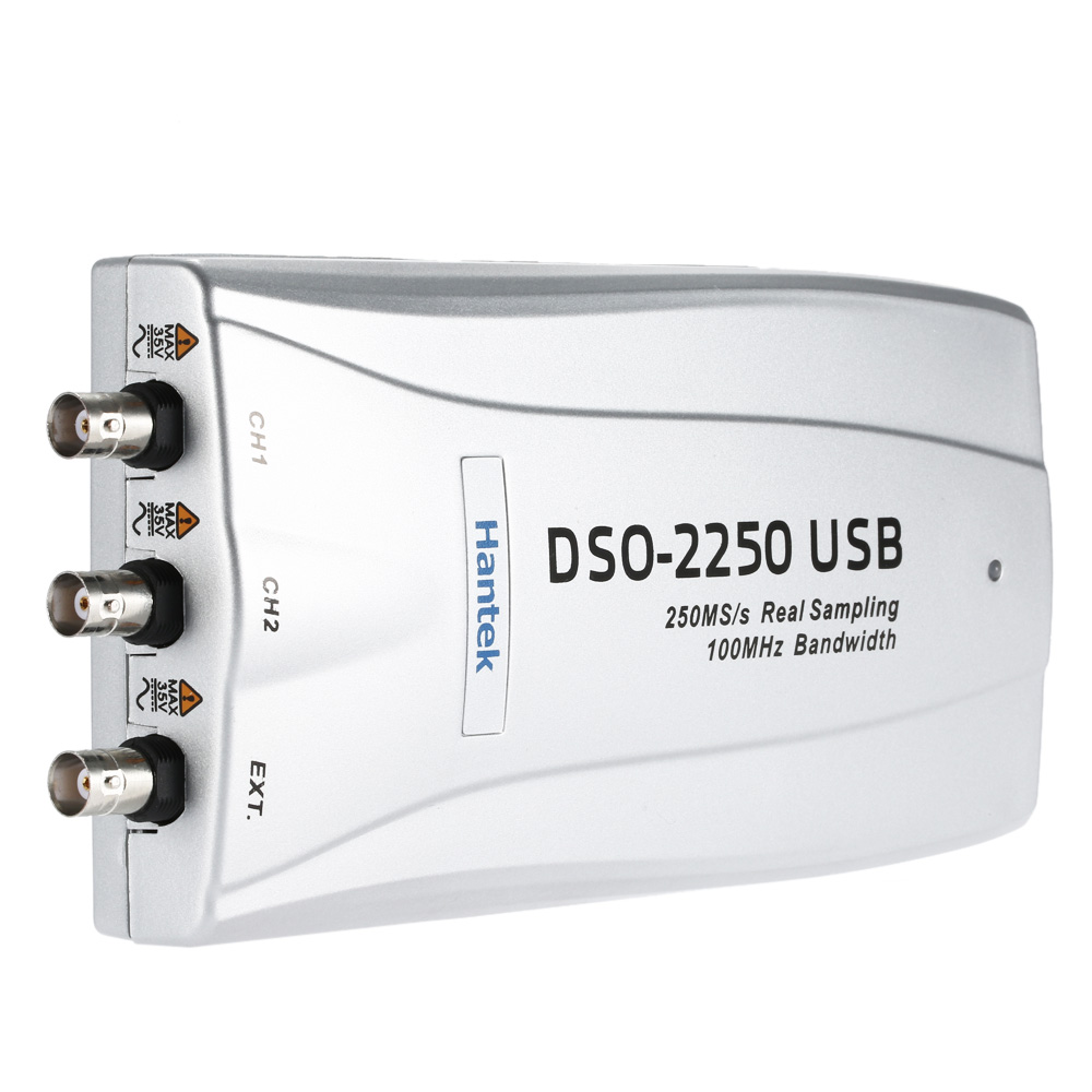 Hantek DSO2250 Professional Oscilloscope PC Based USB Digital Storage Virtual Oscilloscope 2 Channel 100MHz 250MSa s