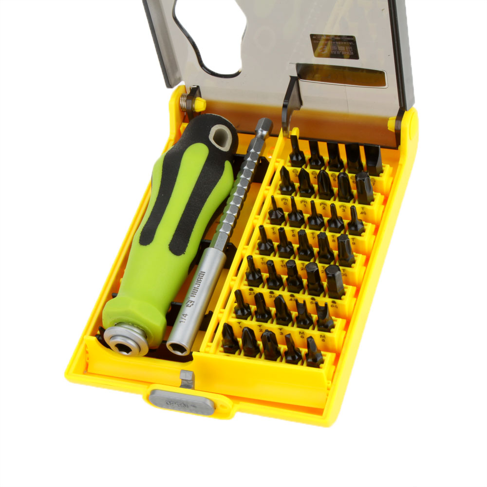 NO.8914 37 in 1 Durable Multi functional Precision parafusadeira Screwdriver Set Cell Phone PC TV Repair Hand Tool Kit