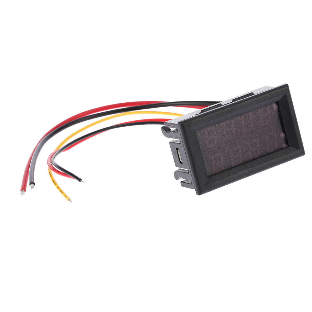 Great Digital voltmeter LED Display Voltmeter Ammeter DC Voltage Current Meter voltimetro diagnostic tool 0 33.00V 0 999.9mA 3A