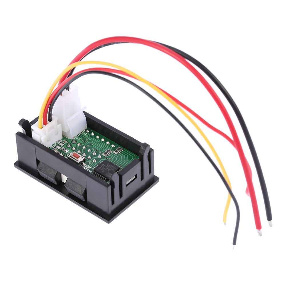 Great Digital voltmeter LED Display Voltmeter Ammeter DC Voltage Current Meter voltimetro diagnostic tool 0 33.00V 0 999.9mA 3A