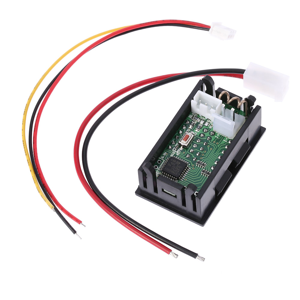 Great Digital voltmeter LED Display Voltmeter Ammeter DC Voltage Current Meter voltimetro diagnostic tool 0 33.00V 0 999.9mA 3A