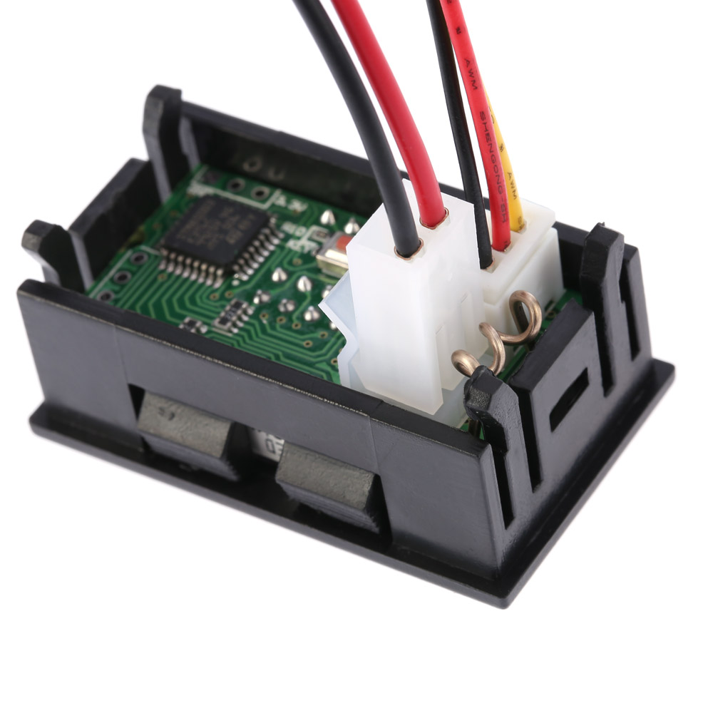 Great Digital voltmeter LED Display Voltmeter Ammeter DC Voltage Current Meter voltimetro diagnostic tool 0 33.00V 0 999.9mA 3A