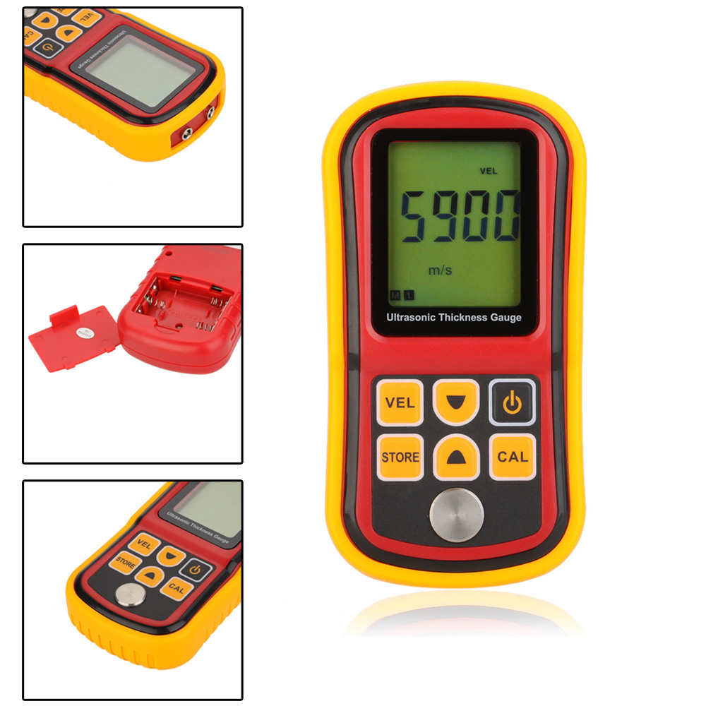 Digital paint gauge thickness Ultrasonic Thickness Gauge Tester paint coating thickness gauge Depth Gauge + Sound Velocity Meter