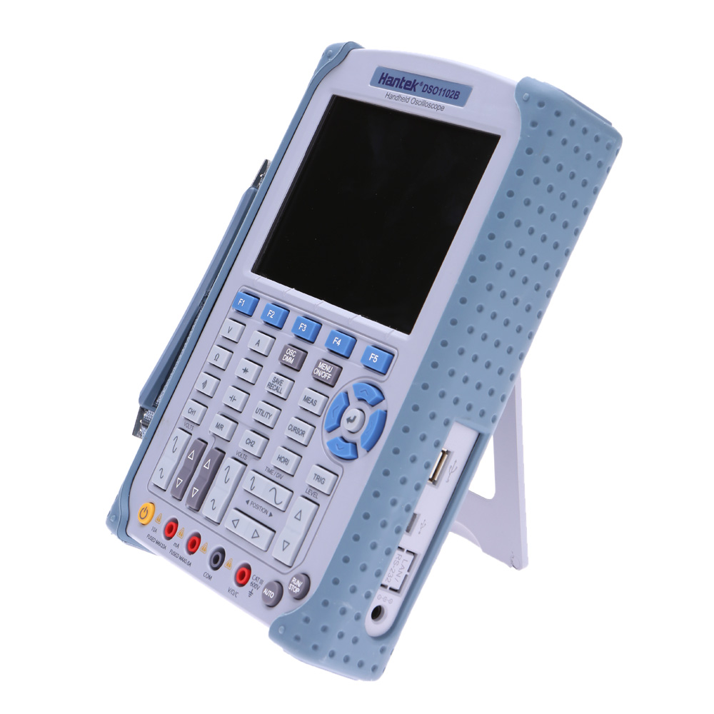 Hantek DSO1102B portable Digital Storage Oscilloscope 6000Counts USB Oscilloscope DMM100MHz 1GSa s 2CH 5.6 TFT Color LCD Display