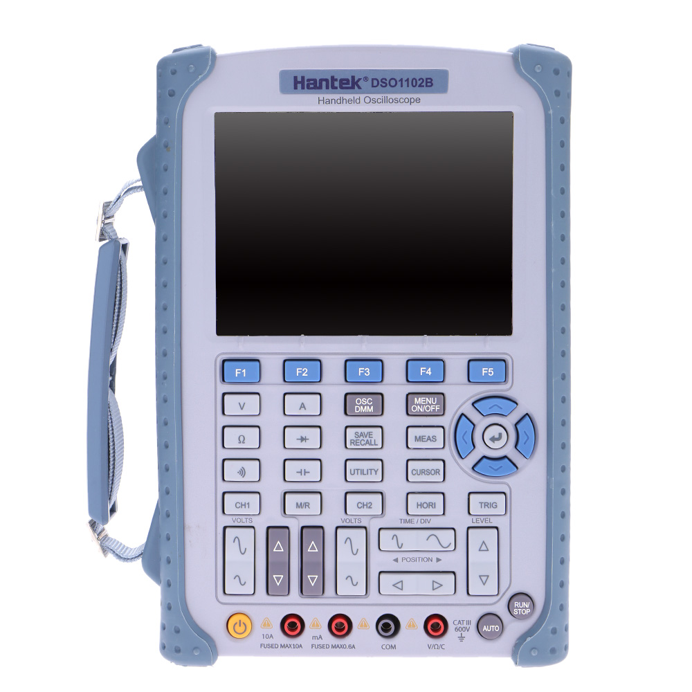 Hantek DSO1102B portable Digital Storage Oscilloscope 6000Counts USB Oscilloscope DMM100MHz 1GSa s 2CH 5.6 TFT Color LCD Display