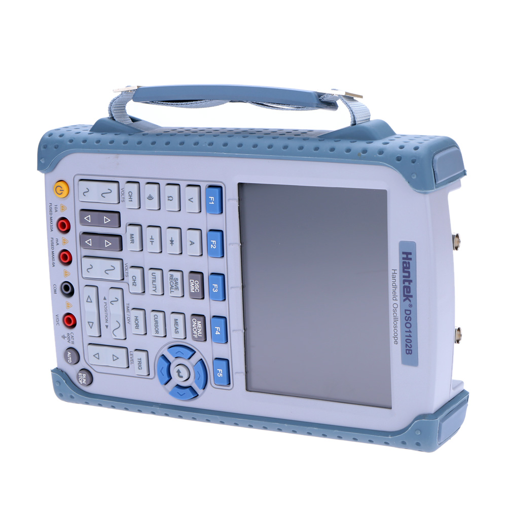 Hantek DSO1102B portable Digital Storage Oscilloscope 6000Counts USB Oscilloscope DMM100MHz 1GSa s 2CH 5.6 TFT Color LCD Display