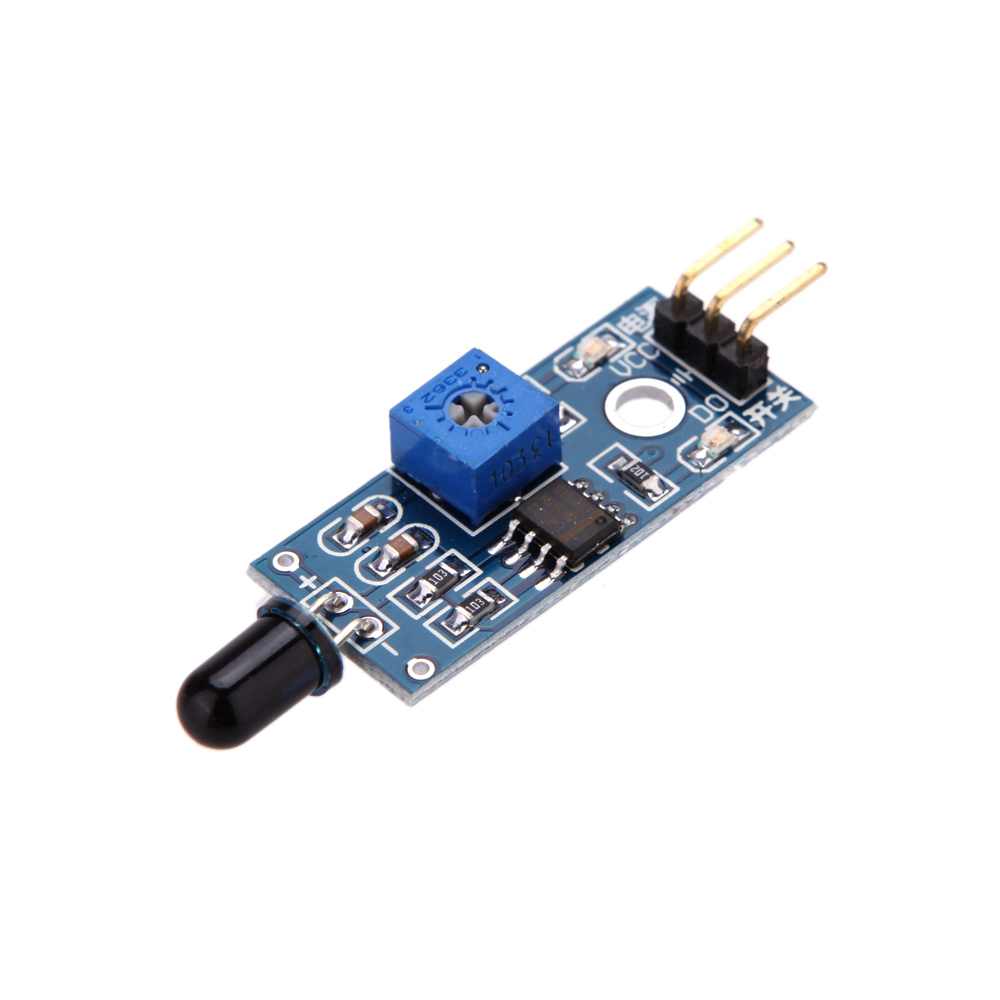 IR Infrared 4 Wire Flame Detection Sensor Module IR Flame Sensor Module Detector Smartsense For Arduino