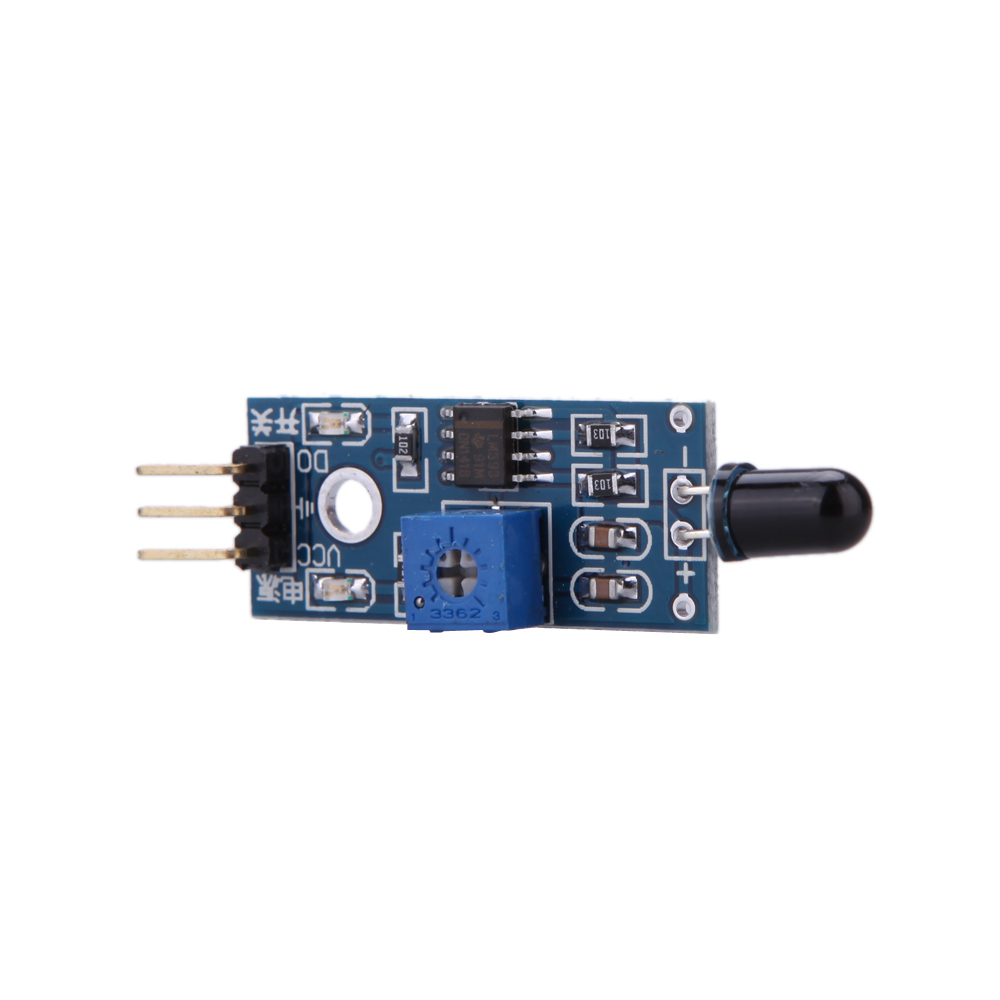 IR Infrared 4 Wire Flame Detection Sensor Module IR Flame Sensor Module Detector Smartsense For Arduino