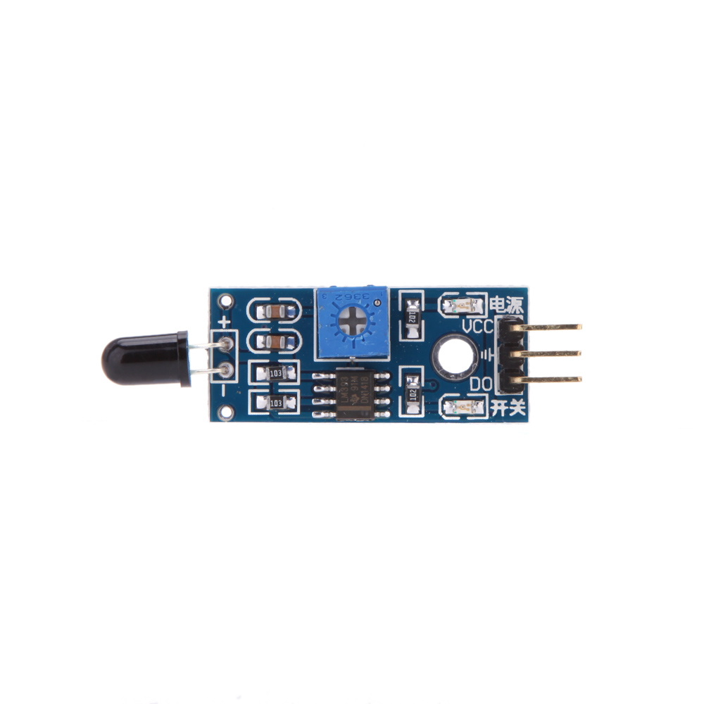 IR Infrared 4 Wire Flame Detection Sensor Module IR Flame Sensor Module Detector Smartsense For Arduino