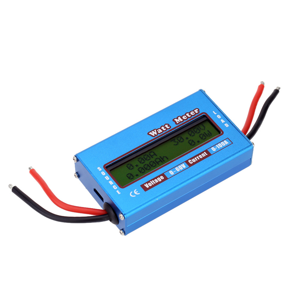 New 0 100A 0 60V amperimetro power meter Power Energy Voltage Battery Tester Watt Meter Dynamometer Precise 0.01An LCD Display