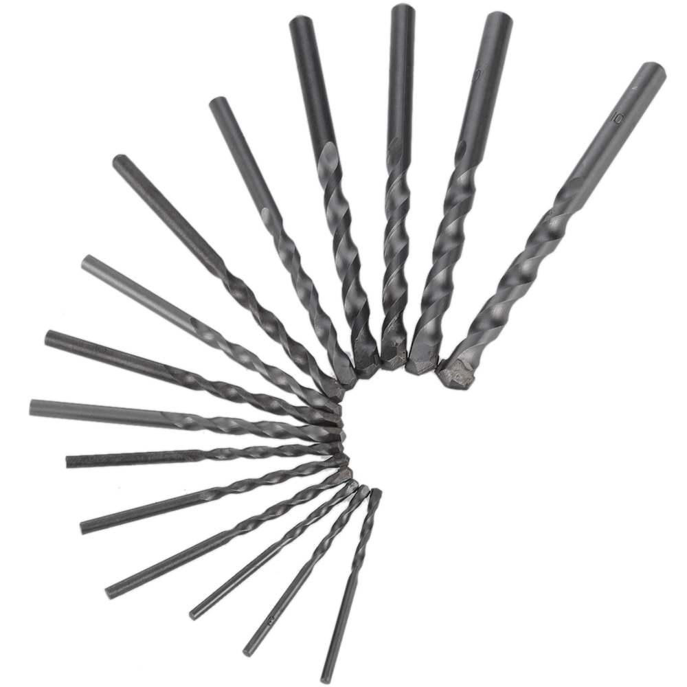 15pcs set 3 10mm Cement Masonry Drills Set Durable Impact Drill Bit Kit ferramentas tools herramientas perforator 3 4 5 6 8 10mm