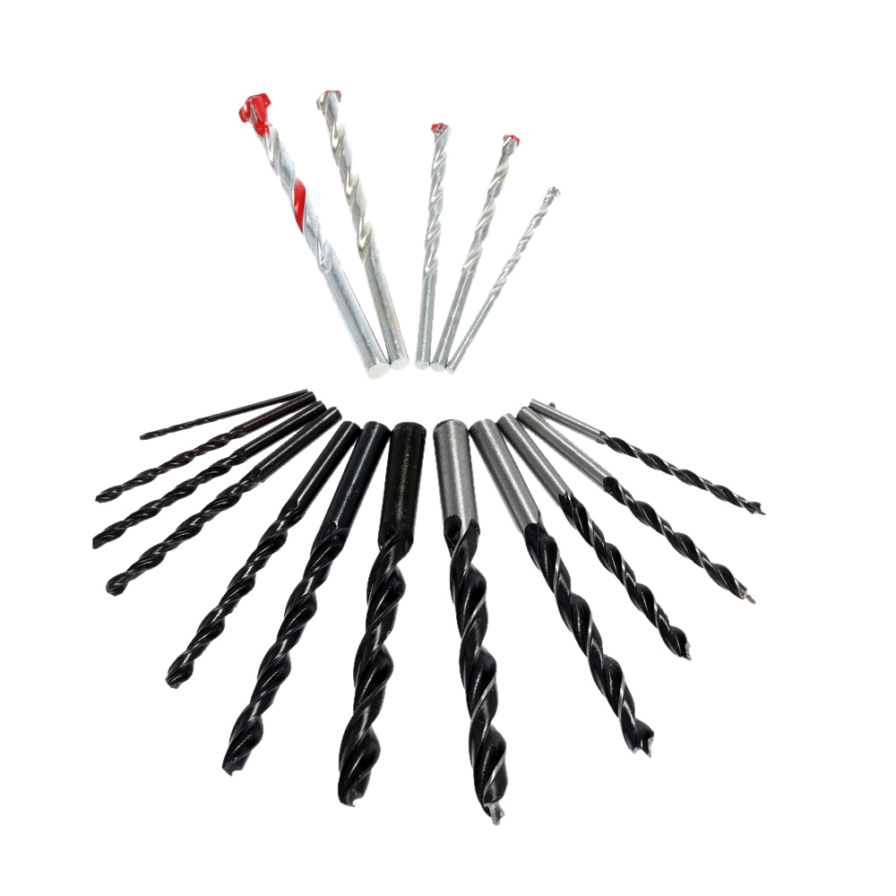 300pcs Twist Drill Woodworking Tools Set 2 3 4 5 6 8 10mm power tools Wood Drill Masonry Drills Hex Shank Bits Expansion Screws