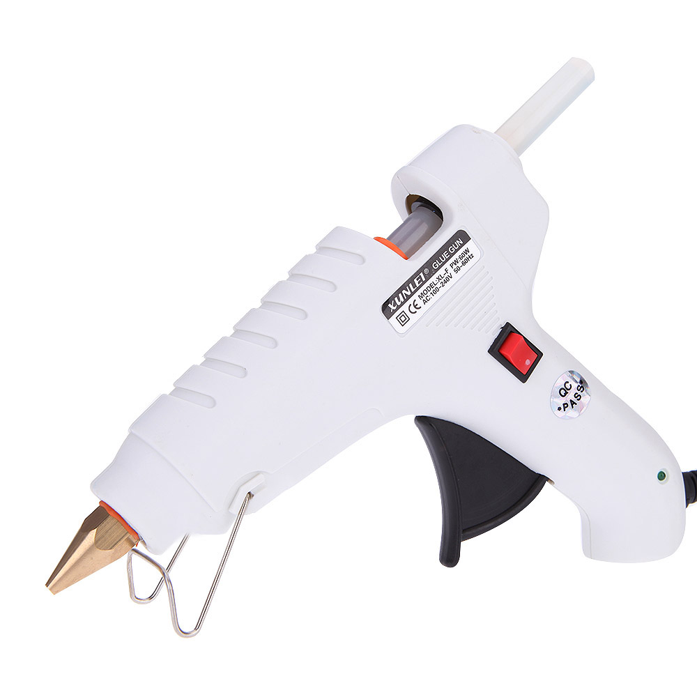 60W Professional melt Glue Gun High Temp Heater Heat Repair tool with Free 20pcs Melt Glue Sticks