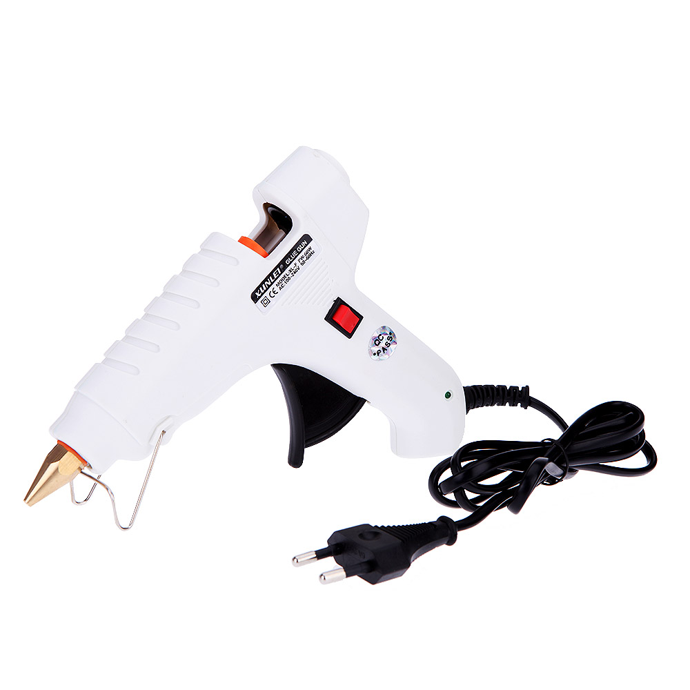 60W Professional melt Glue Gun High Temp Heater Heat Repair tool with Free 20pcs Melt Glue Sticks