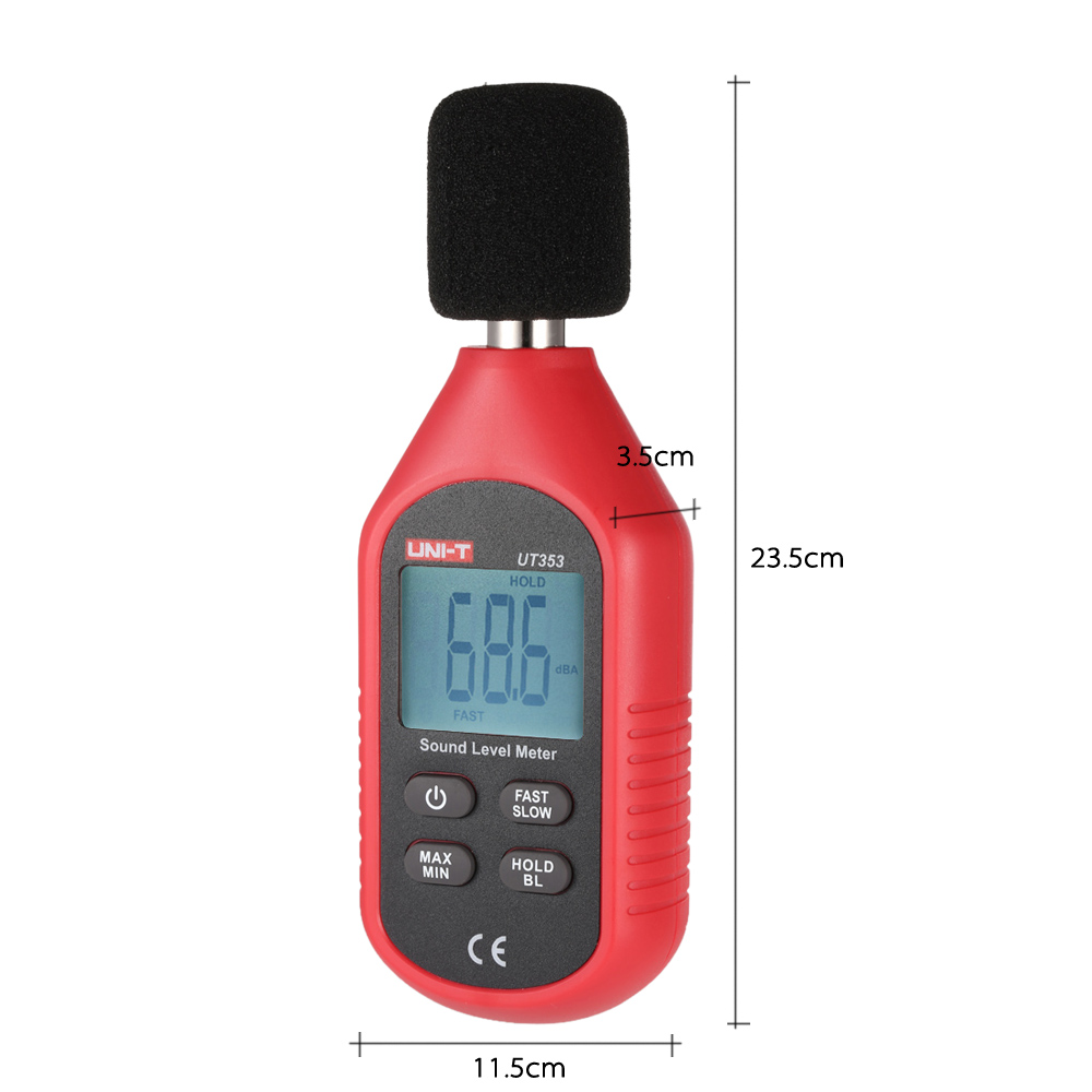 UNI T Sound Level Meter Mini LCD Display Digital Sound Level Meter Noise Measuring Instrument Decibel Monitoring Tester 30 130dB