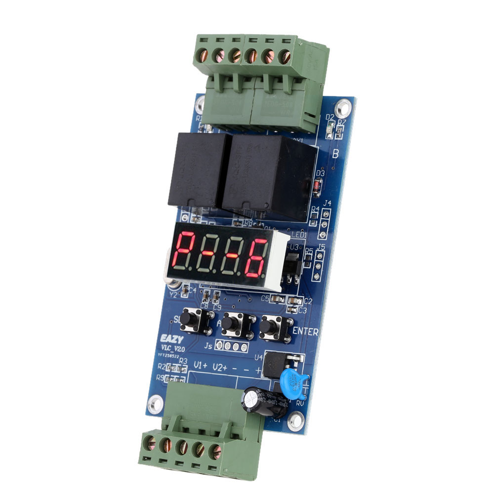 High performance Relay Control Board 12V Dual Programmable Relay Module Cycle Delay Timer Timing Clock Switch Module