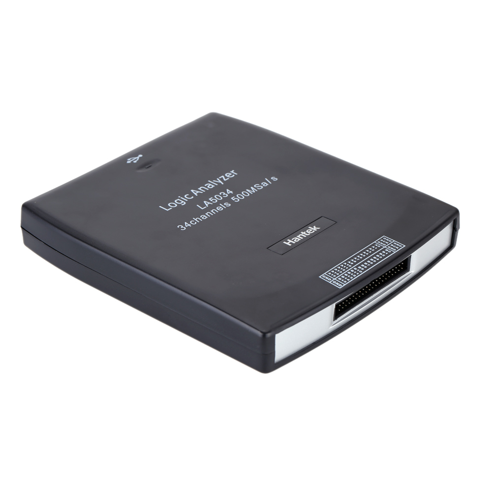 34CH 500MHz USB PC Digital Logic Analyzer for test diagnostics analysis of digital circuits Built in 250MHz Frequency Counter