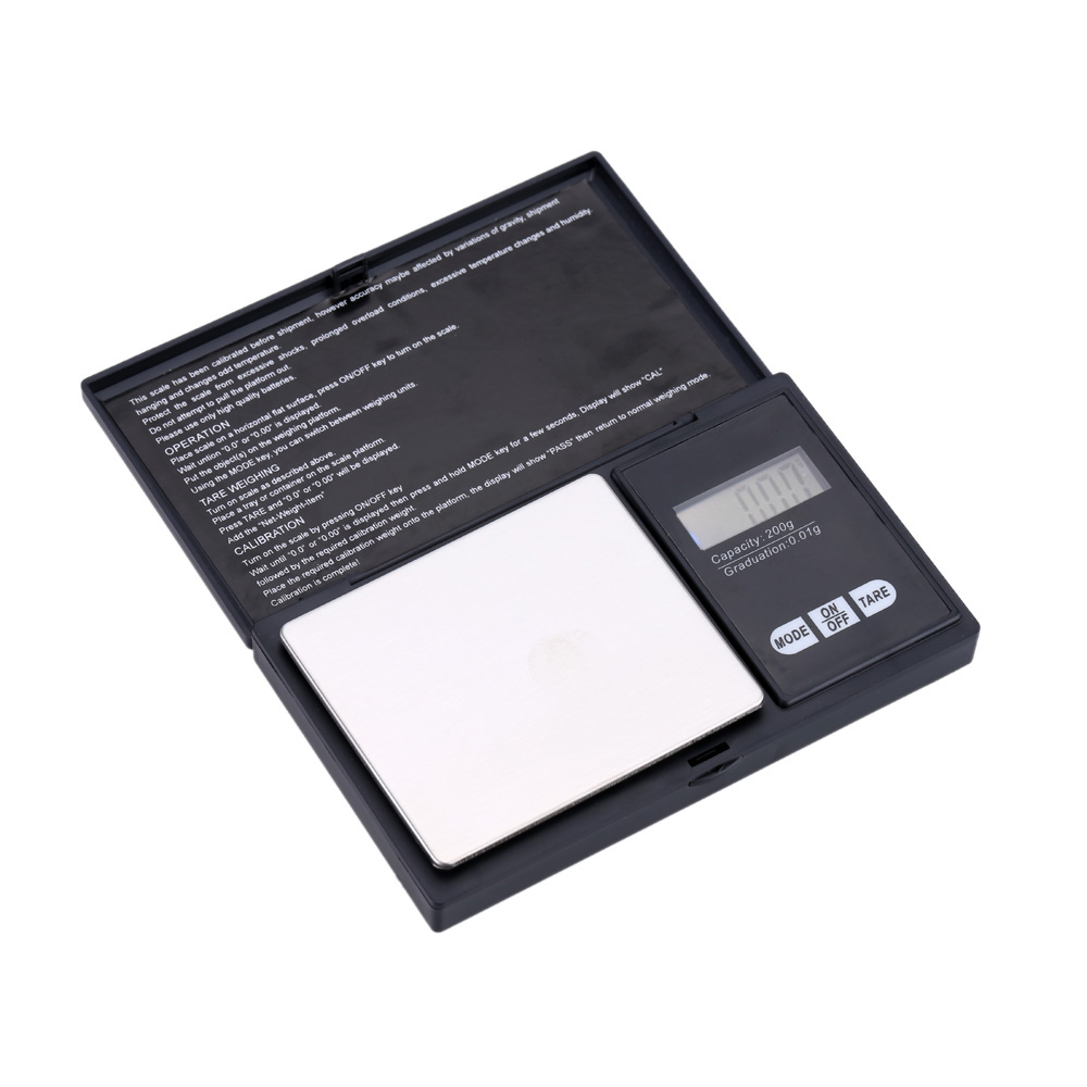 Mini Digital Scale Professional Weighing Scales 200g x 0.01g Digital Pocket Scale for Jewelry Multifunctional Weighing Tool