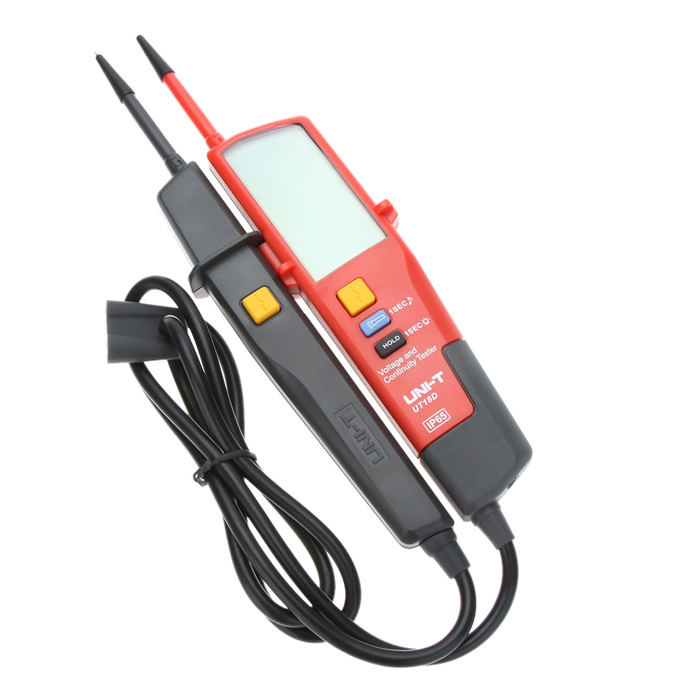 Mini Voltage and Continuity Tester Multi function Auto Range Voltage Teter Pen LCD Digital VoltMeter With Date Hold RCD Test