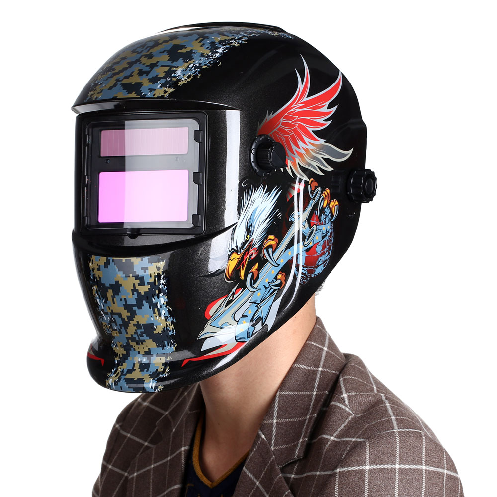 Professional Solar Welding Helmet High Quality PP Welder Mask Auto Darkening mask for welder Healthy Safe Protective Equipment