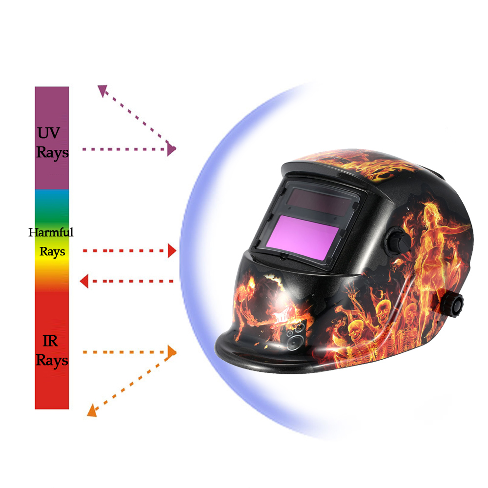 Professional Solar Welding Helmet High Quality PP Welder Mask Auto Darkening mask for welder Healthy Safe Protective Equipment
