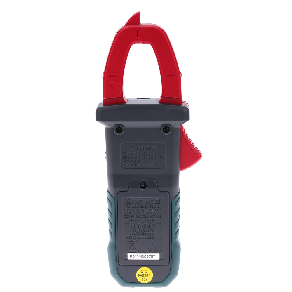 Digital Clamp Meter Multimeter AC DC Voltage current tongs Resistance Capacitance Frequency Duty Ratio Continuity NCV Measuring